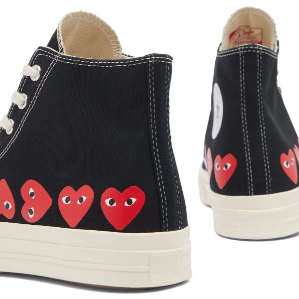 Comme des Garçons Play x Converse Multi Heart High Sneaker