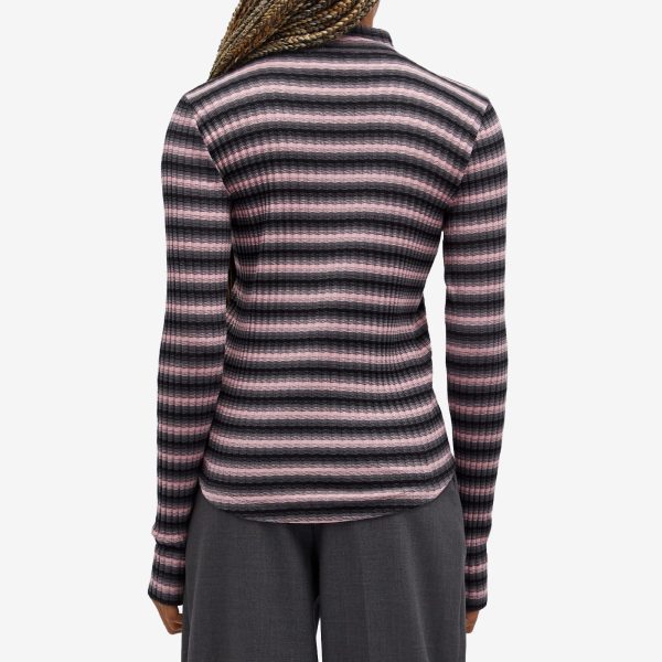 YMC Youth Stripe Long Sleeve Top