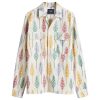 Drake's Camp Collar Ikat Shirt