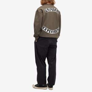 Uniform Experiment Chenille Back Logo Sweatshirt