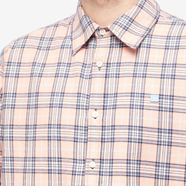 Acne Studios Sarlie Dry Flannel Check Shirt