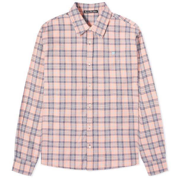 Acne Studios Sarlie Dry Flannel Check Shirt