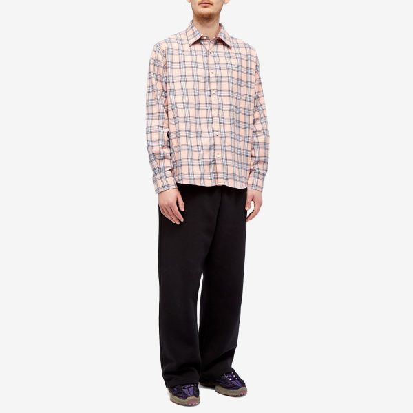 Acne Studios Sarlie Dry Flannel Check Shirt