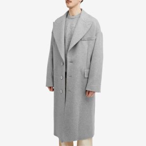 Dolce & Gabbana Catway Single Breasted Oversized Wool Coat