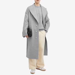 Dolce & Gabbana Catway Single Breasted Oversized Wool Coat