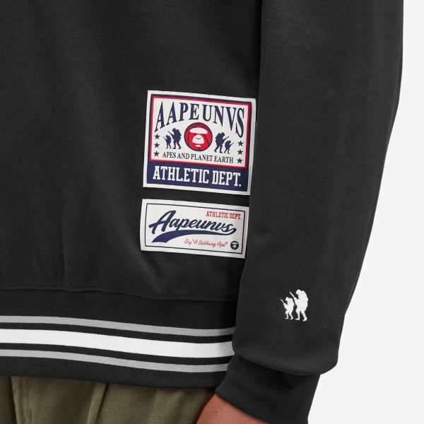 AAPE Varsity Crew Neck Sweatshirt