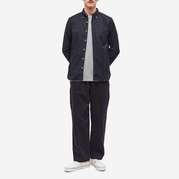 Beams Plus Button Down Solid Oxford Shirt