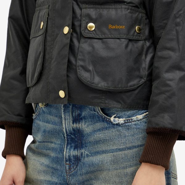 Barbour Cropped Beadnell Wax Jacket