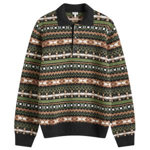 Loewe Fair Isle Knit Polo