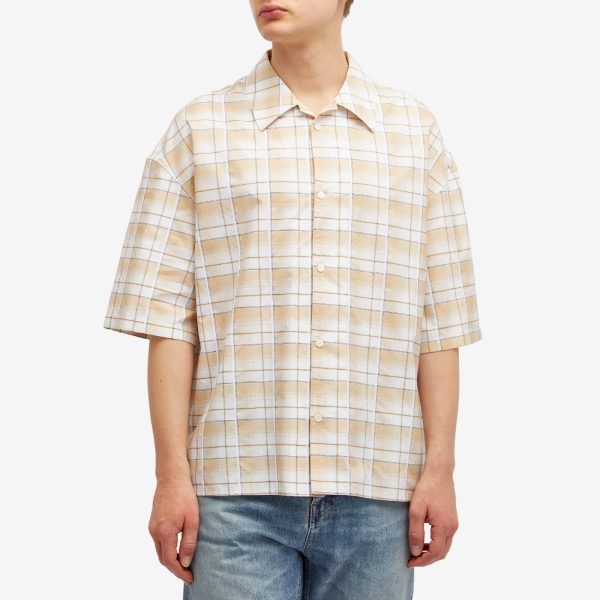 Loewe Check Short Sleeve Shirt