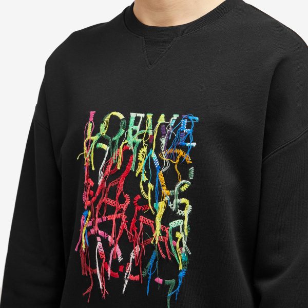 Loewe Embroidered Logo Sweatshirt