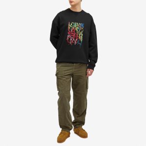 Loewe Embroidered Logo Sweatshirt