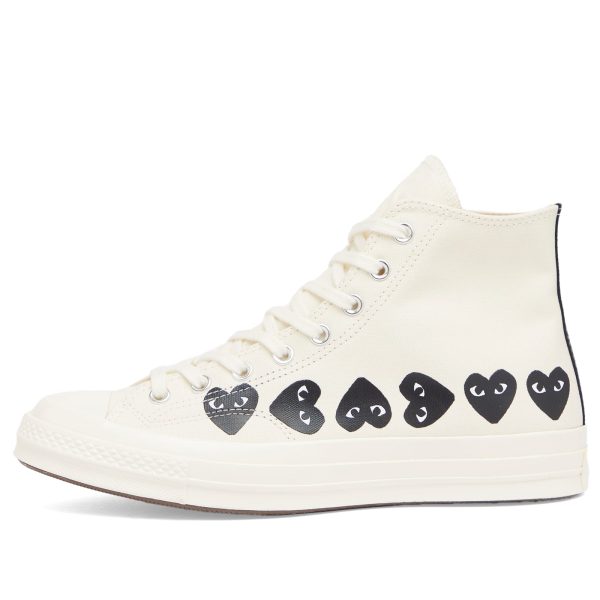 Comme des Garçons Play x Converse Multi Heart High Sneaker