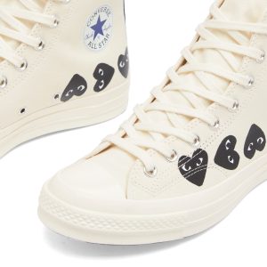 Comme des Garçons Play x Converse Multi Heart High Sneaker