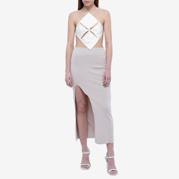 Mother of All Carmen Cut Out Crop Top