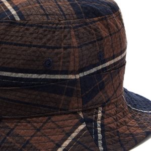 Universal Works Check Seersucker Bucket Hat