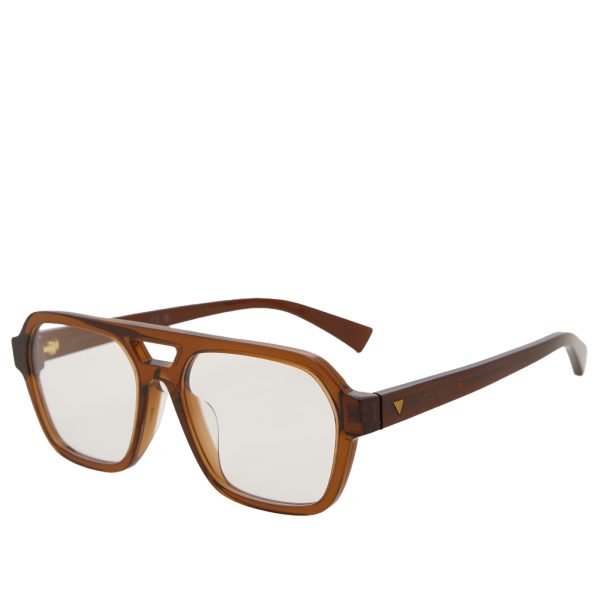 Bottega Veneta Triangle Stud Optical Glasses