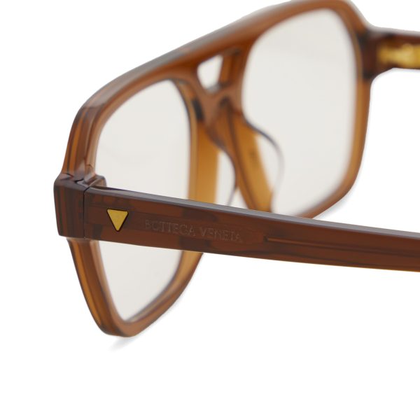 Bottega Veneta Triangle Stud Optical Glasses