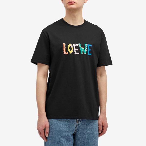 Loewe Embroidered Logo T-Shirt