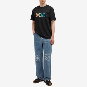 Loewe Embroidered Logo T-Shirt