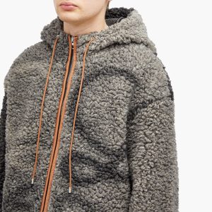 Loewe Jacquard Fleece Hooded Jacket