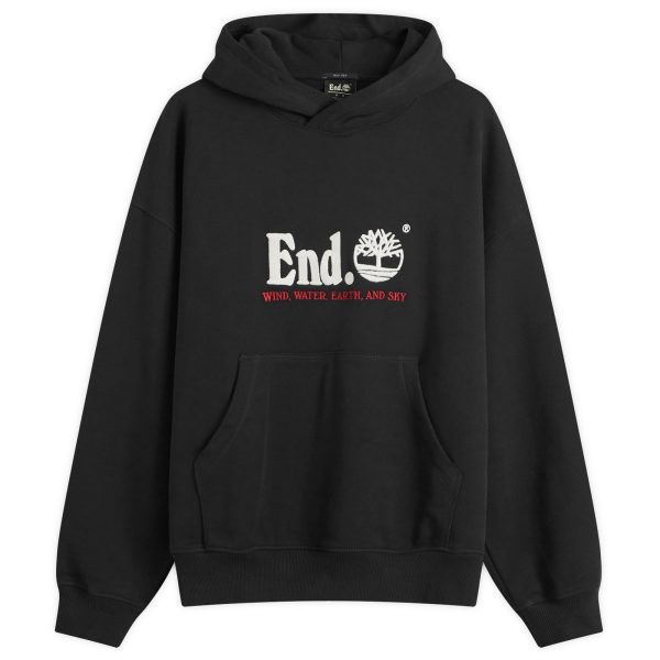 END. x Timberland Logo Hoodie