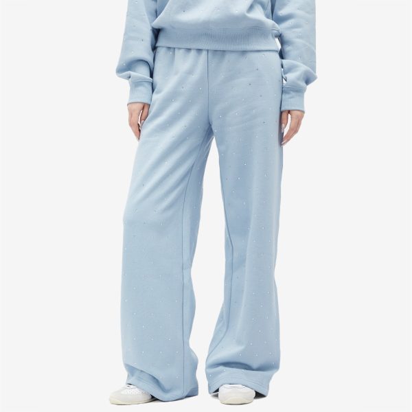 Good American Crystal Wide Leg Sweatpants