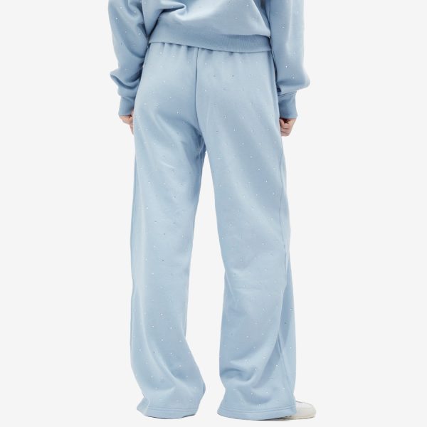 Good American Crystal Wide Leg Sweatpants