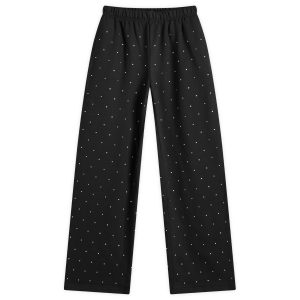 Good American Crystal Wide Leg Sweatpants