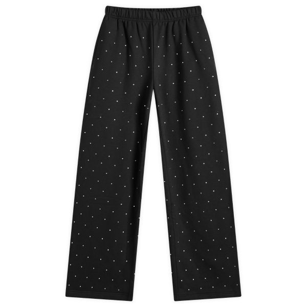 Good American Crystal Wide Leg Sweatpants