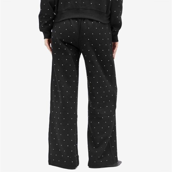 Good American Crystal Wide Leg Sweatpants