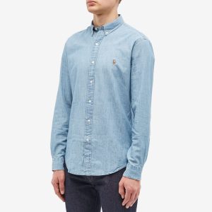 Polo Ralph Lauren Slim Fit Button Down Chambray Shirt