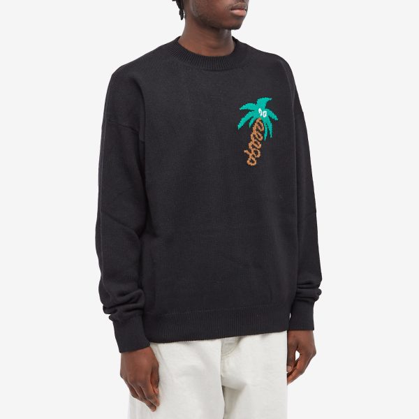 Palm Angels Sketchy Intarsia Crew Knit