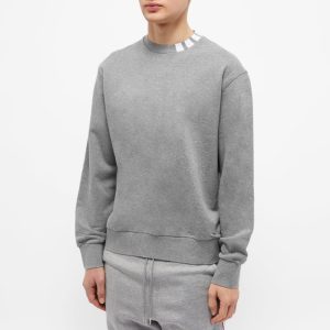 Thom Browne 4 Bar Mock Neck Sweat