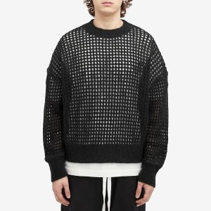 Cole Buxton Open Weave Knitted Jumper