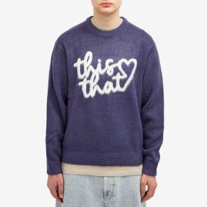 THISISNEVERTHAT Logo Knit Sweat