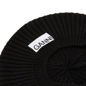 GANNI Structured Rib Beret