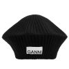 GANNI Structured Rib Beret