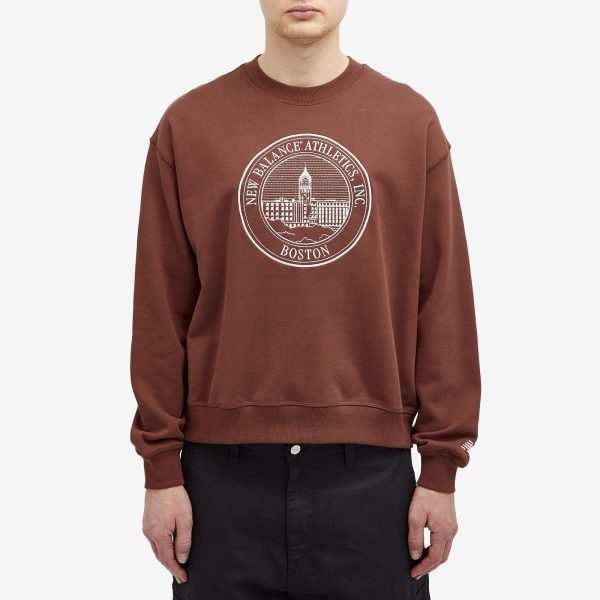 New Balance Varsity Oversized Crewneck Sweat