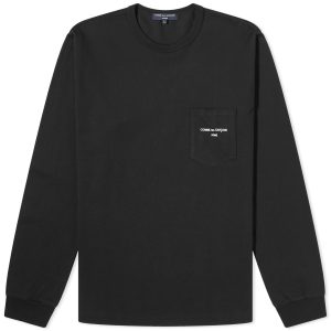 Comme des Garçons Homme Pocket Logo Long Sleeve Tee