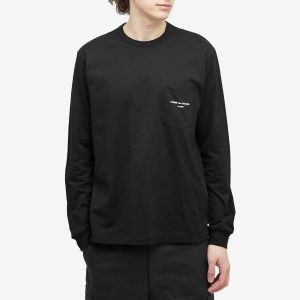 Comme des Garçons Homme Pocket Logo Long Sleeve Tee