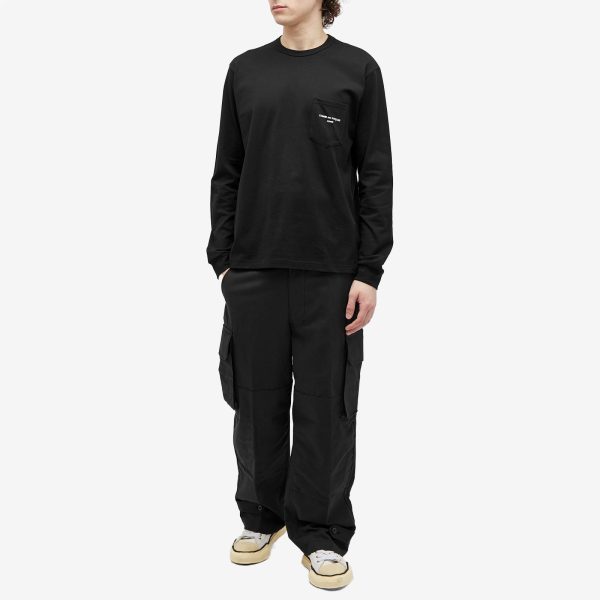 Comme des Garçons Homme Pocket Logo Long Sleeve Tee