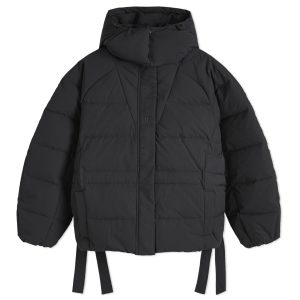 Ganni Tech Seersucker Oversized Puffer Jacket