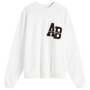 Anine Bing Miles Oversized Letterman Sweatshirt