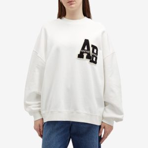 Anine Bing Miles Oversized Letterman Sweatshirt