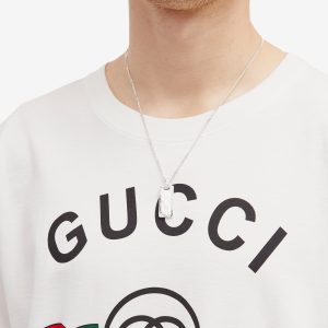 Gucci Signature GG Dog Tag Necklace