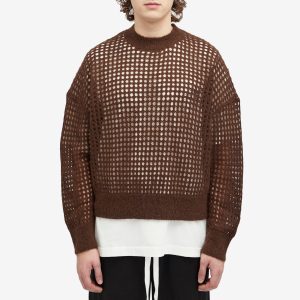 Cole Buxton Open Weave Knitted Jumper