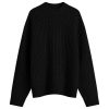 MKI Chunky Rib Knit Crewneck