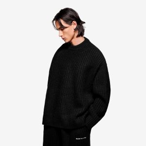 MKI Chunky Rib Knit Crewneck