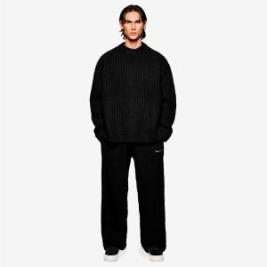 MKI Chunky Rib Knit Crewneck